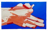 Wehmer, Martin GOD'S HANDS 2021, Öl auf Leinwand, 60 x 100 cm
