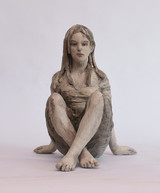 Silvia Siemes, Bleiben, Warten, 2021, Terrakotta, H.: 52 cm