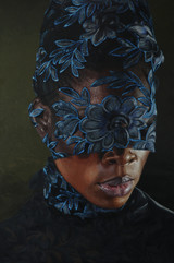 Idowu Oluwaseun, Soul Sister III, acrylic on canvas, 2020, 2020, 180 x 120 cm,