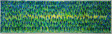 Stefan Pietryga / PASSAGE (grün, panorama) / 2018 / Aquarell / 60 x 200 cm