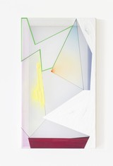 Intériorité, 2021, Acryl auf Stoff und Rahmen, 70 x 40 cm