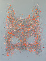 Maske, 2021, Acryl, Acryllack auf Leinwand, 130x100 cm