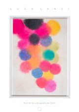 Luca Lanzi 'Blows' mixed media on canvas cm 70x50