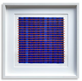Alexander Arundell Dreipunkt Edition Red and Blue Grid 60 x 60 cm Drypoint 400 EUR framed