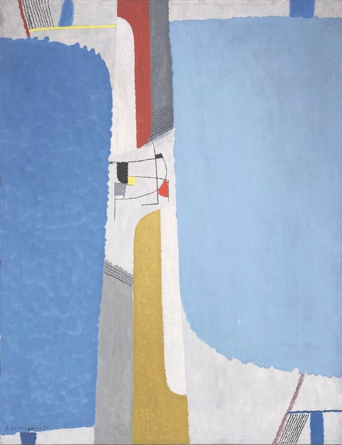 Max Ackermann, Centralkomposition, 1957
