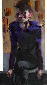 Andrea, 2018, Acryl auf Leinwand, 180 x 100 cm