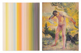 Janus, &#34;Henri Edmond Cross Mann mit Handtuch in St. Tropez&#34;, 147 x 114cm, Mischtechnik auf Leinwand, 2019