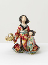 Asana Fujikawa – Göttin und Kind 2020 Keramik 23 x 19 x 18 cm