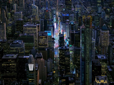 Times Square 3 - NY Aerials (Jeffrey Milstein, USA)