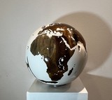 Helgen GLOBUS WHITE STONE 2016 Teakholz Ø30cm
