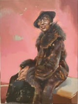 ZORA NEALE HURSTON, 2022, Öl auf Leinwand 102x76cm