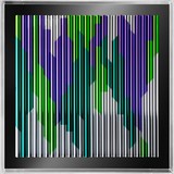 TUBES Series , Acrylglas & Folie, 120 x 120 x 13 cm, 2022
