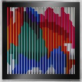 TUBES Series, Acrylglas & Folie, 120 x 120 x 13 cm, 2022