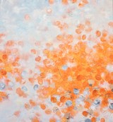 Frederic Paul, Daylight Glow III, Oil, Acrylic, Rice Paper on canvas, 120 x 110 cm, 2022