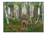 Azaleenwald, Mischtechnik auf Leinwand, 130 x 170 cm, 2021