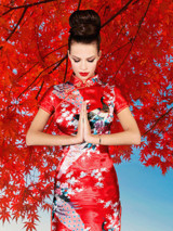 geisha Lentikular-Fotografie 95x125 limitiert