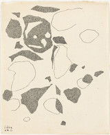 Heinz Trökes | Gesicht und Splitter | 1950 | Federzeichnung | 20 x 16,5 cm