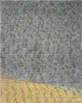 Marc Kirschvink, ligne droite 60, Acryl, Harz auf Holz, 50 x 40 x 3 cm , 2022