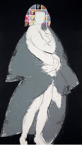 Manolo Valdés - Helene IV - Etching with Collage, 2005, size: 165 cm x 96 cm, Edition 50 signed