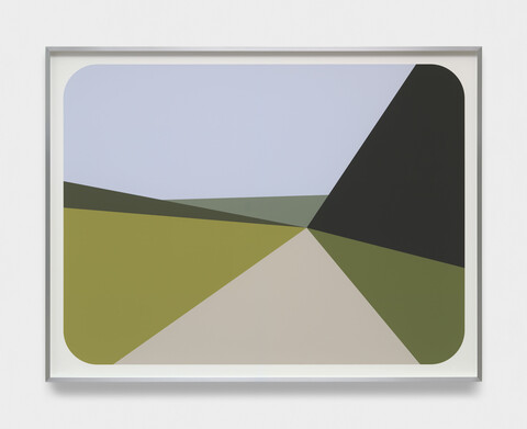 Julian Opie Landscape 15 2023 130x170