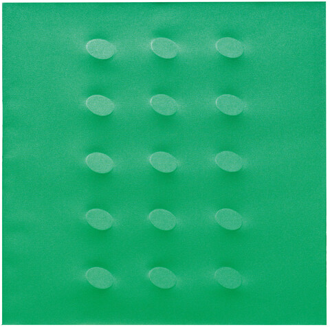 Turi Simeti · 15 ovali verdi