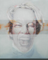 Manfred Maria Rubrecht, 2022, Emotion 6, Öl auf Leinwand, 100 x 80 cm