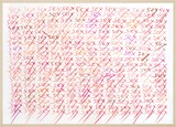 herman de vries, sex, 2018, Buntstift auf Papier, 62,5 x 87,5 cm