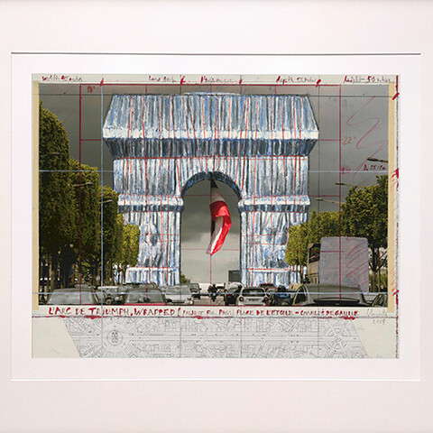 Arc de Triomphe IV, Project for Paris, Pigmentdruck auf Bütten