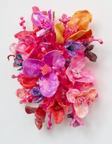 'Flower Bonanza' pink 50x60x30cm