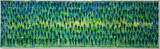 Stefan Pietryga / PASSAGE grün / 2021 / Aquarell auf Bütten / 60 x 200 cm
