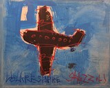 Vanni Spazzoli 'Volare sempre' mixed media on canvas cm 80x100