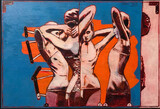 Peter Sengl Quadratur der Figur, Acryl:Leinwand, 80 x 120 cm@[FKc]FORUM KUNST contemporary