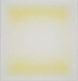O.T. (LICHT, gelb), 2015, Pigmente in Weihrauchmilch, 60 x 60 x 2 cm