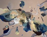 Yun Wang, Resonante Farbvariationen Nr. 16, 2023, Öl auf Leinwand, 110 x 140 cm
