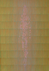 Johannes Geccelli, Im Lichtfeld, Acryl auf Leinwand, 1975, 70x50cm