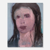 Catherine Seher sans titre 12, 2023, Acryl und Pastell auf Leinwand acrylic and pastel on canvas, 30 x 24 cm