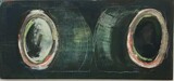Dieter Schosser ohne Titel 1996 Eitempera auf Leinwand 50 x 110 cm