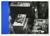 Over the City II Radierung Siebdruck Foto Aquatinta mit Prägung auf Büttenklein, 24 x 30 cm