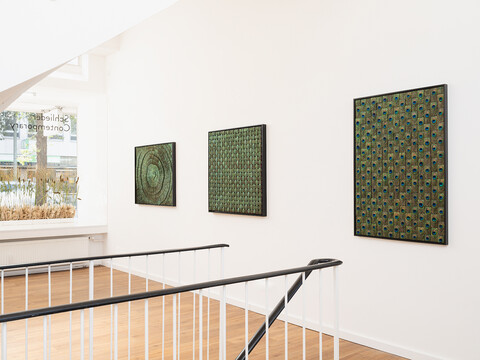 Ausstellungsansicht Hilde Trip "The Patterns of Nature" bei Schlieder Contemporary in Frankfurt