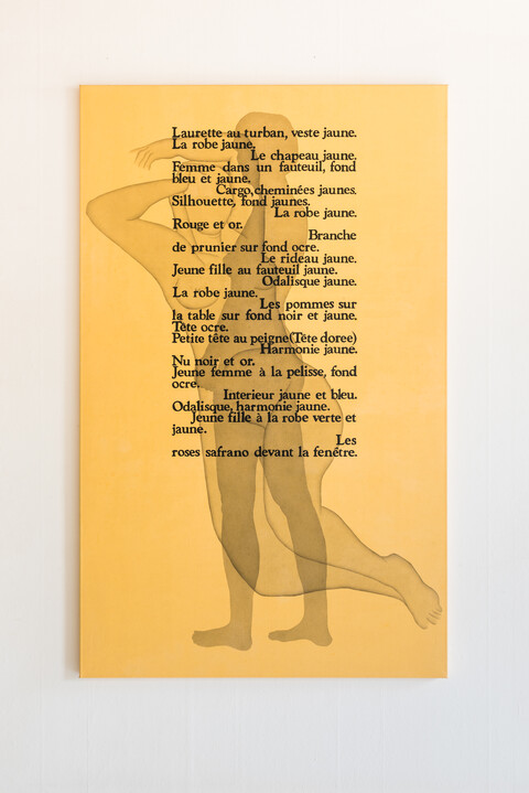 Jeunes filles sur fond jaune (Matisse), 1989