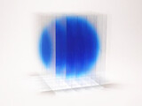 Go Segawa, blue (UV-Print large), 2019, UV-Druck und Lack auf Polycarbonat, 6 Exemplare, 22x22x22 cm
