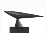 Irène Zack, plus vite, 1958, Bronze auf Holzsockel, 3 von 7, 12x31,5x7,5 cm