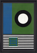 Guy de Lussigny, ohne Titel, 1969, Acryl und Blattsilber auf Holz, 58x38 cm, Rahmen 65x46 cm