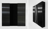 Robert Currie, 33,570 cm of black nylon monofilament, 2024, 30x30x5 cm