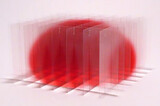Go Segawa, MASS red (UV-Print large), 2022, UV-Druck und Lack auf Polycarbonat, 6 Exemplare, 14,8x29,5x29,5 cm