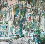 Peter de Graaff - 'How an empty room looks like 2' - Acryl-Ölfarbe auf Leinwand - 140 x 145 cm