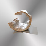 Ralf Weber - 'Tube.coral' - marble - 60 x 60 x 52 cm