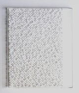 Dots White, 2023 Acryl auf Wasserbasis, setting pins 91.5 × 73.3 × 8 cm