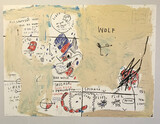 Jean Michel Basquiat wolf sausage coutesy Galerie Jeanne Muenchen