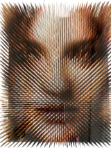 Maxim Wakultschik, I love you more than I love anybody, 2023, Lack auf Holz, 35 x 26 x 8,6 cm